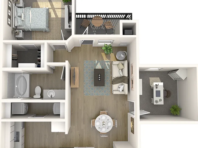 A3-D | 1x1 | 854 sq ft A3-D | 1x1 | 854 sq ft
