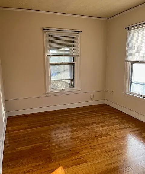 Bedroom - beautiful hardwood floors