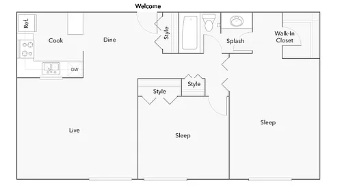 Floor plan Bishop
