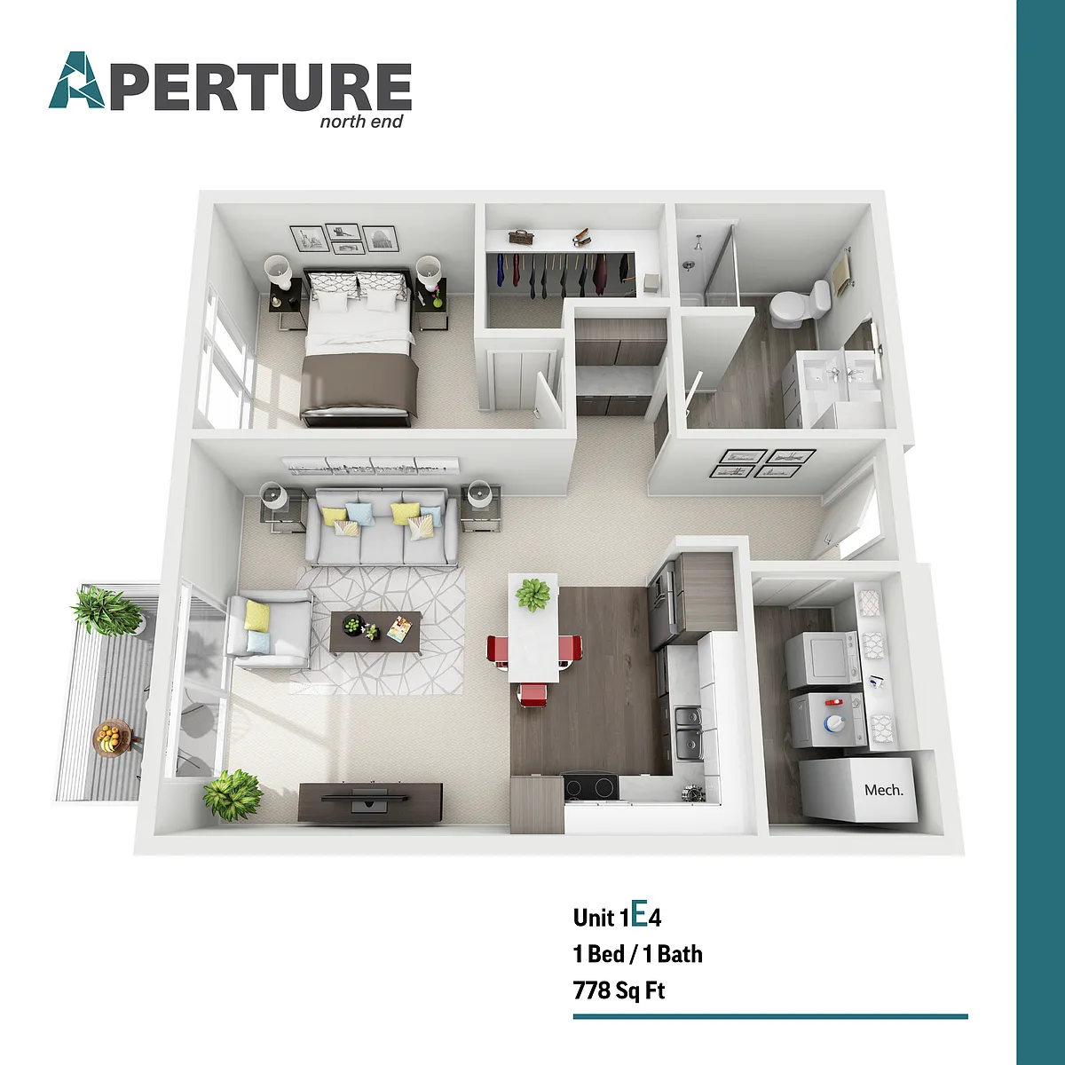Floor plan 1E4