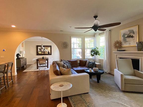 Family room, beautiful engineered wood flooring all throughout the house (1st and 2nd floor)