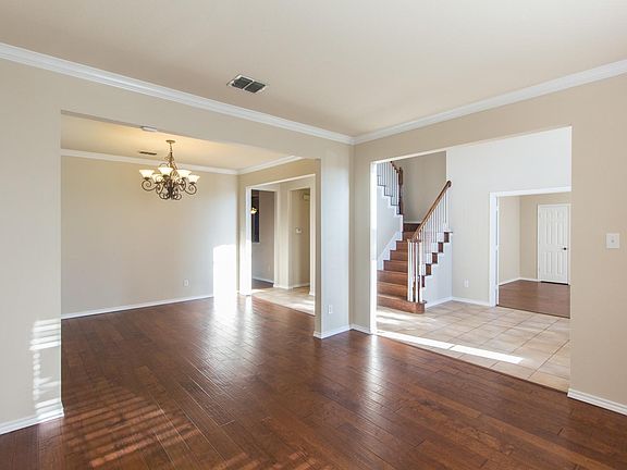 Living room and dining room.