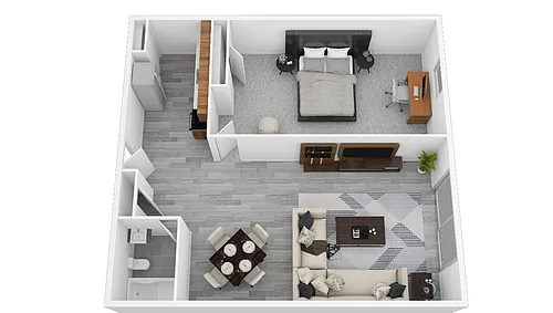 Floor plan 1 Bedroom