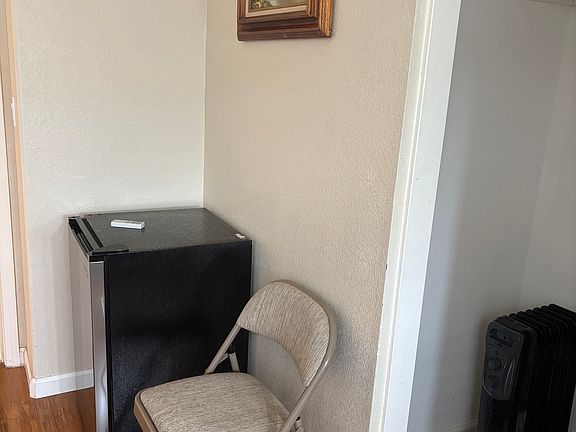 Mini Fridge in room