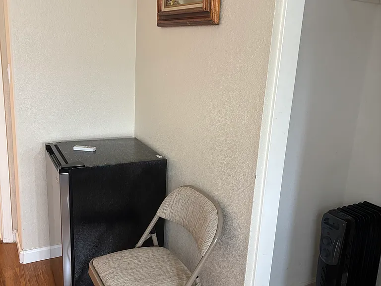 Mini Fridge in room