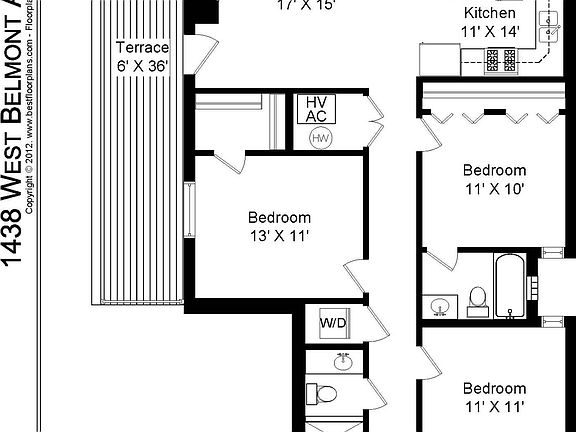 5th image of 1438 W Belmont Ave APT 3S