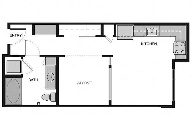 Floor plan S2 Studio