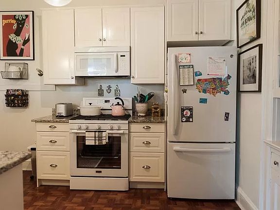 Updated kitchen with stone countertops!