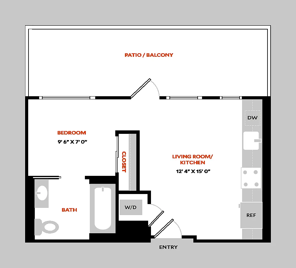 Floor plan Studio C