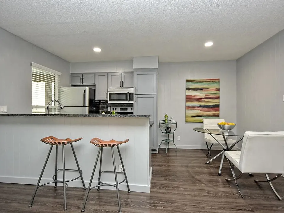 Fashionaire Kitchen area with bar counter and decor