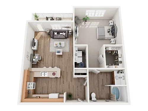 Floor plan Sierra - Renovated