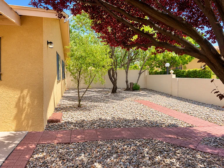 Private large backyard