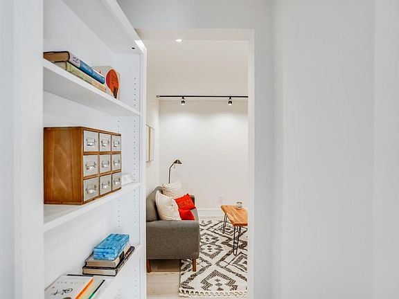 Giant secret room behind a bookshelf!