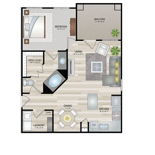 Floor plan A2