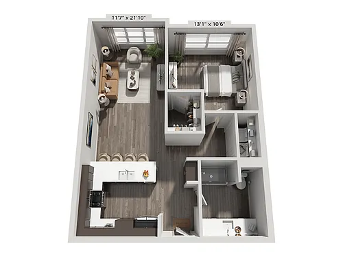 Floor plan K