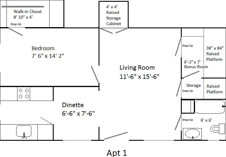 Nice floorplan
