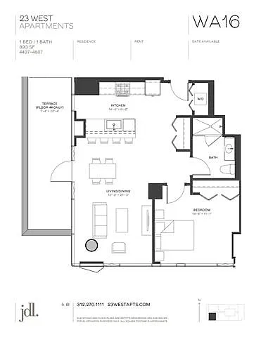 Floor plan WA16