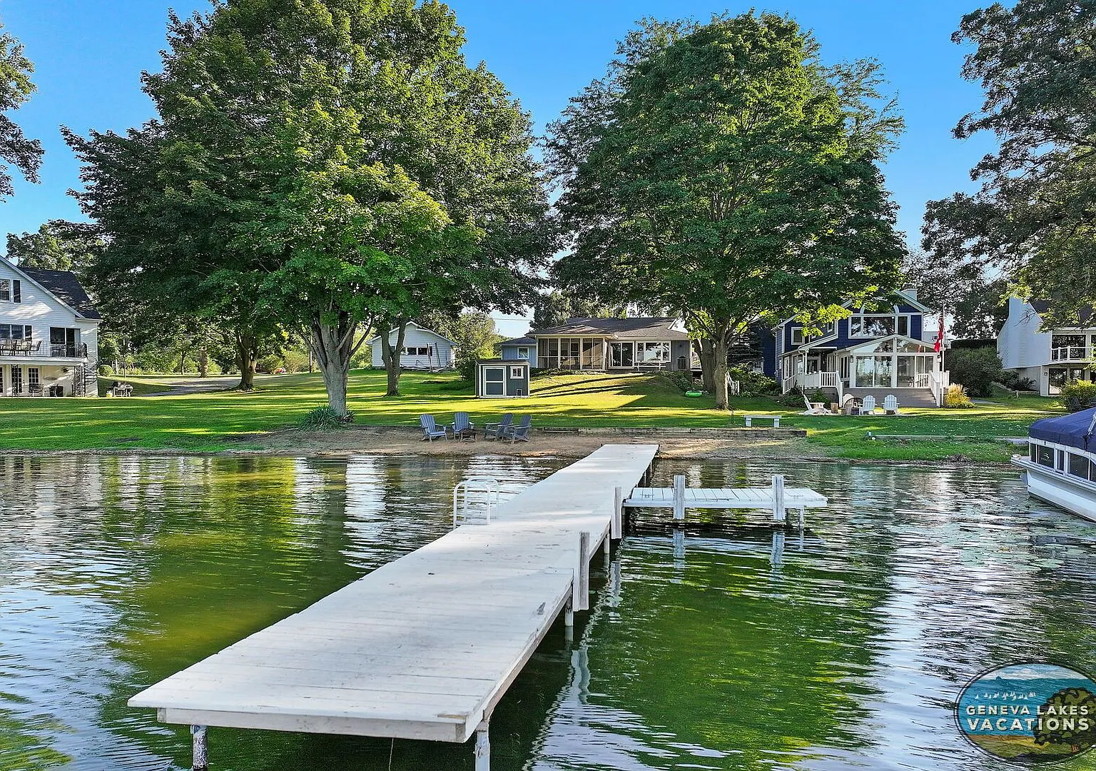 Powers Lakefront Retreat with Private Pier Available for Monthly & Mid-Term Rentals — Photo 2