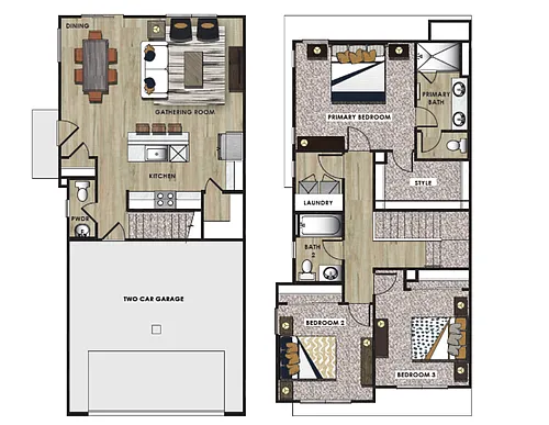 Floor plan C4 3X25