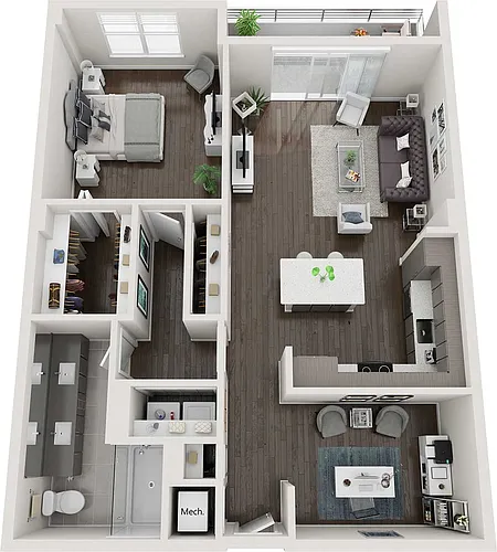 Floor plan A8D-1013