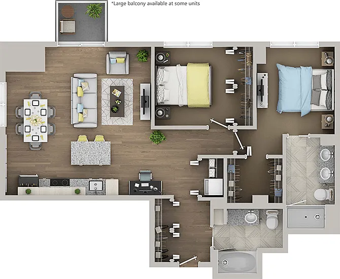 Floor plan B3