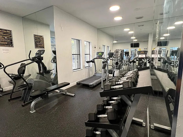 Community gymnasium for Owner and renters. Entry via key fob.