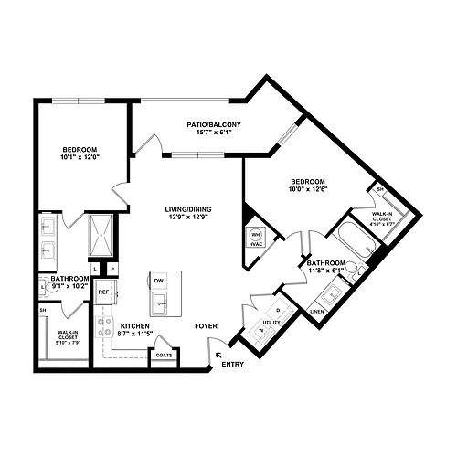 Floor plan B2