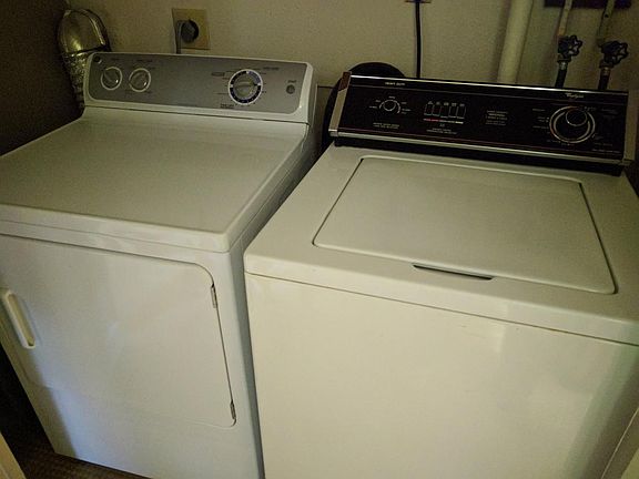 Included full size washer/dryer