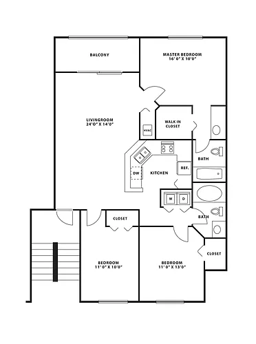 Floor plan C1