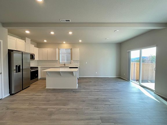 Kitchen with stainless steel appliances
