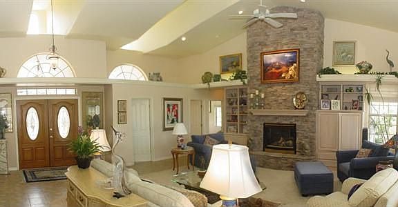 View to foyer