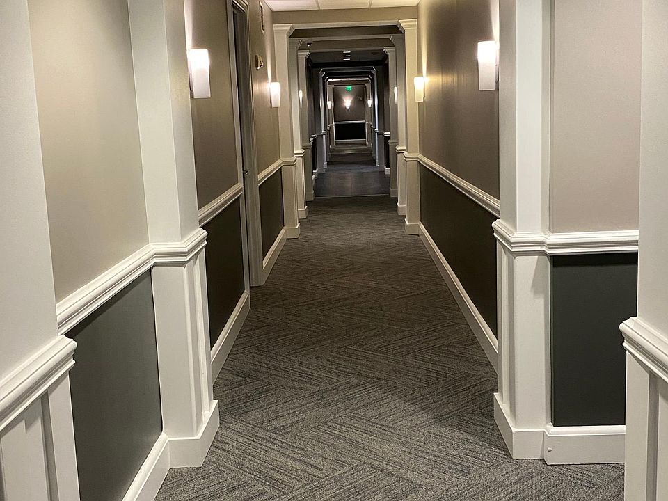 Hallway to the condo