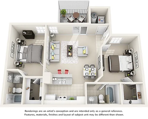 Floor plan Vaulted Hibiscus