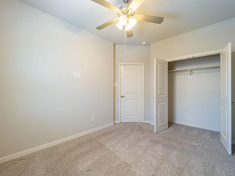 Generous closet space - extra wide closets