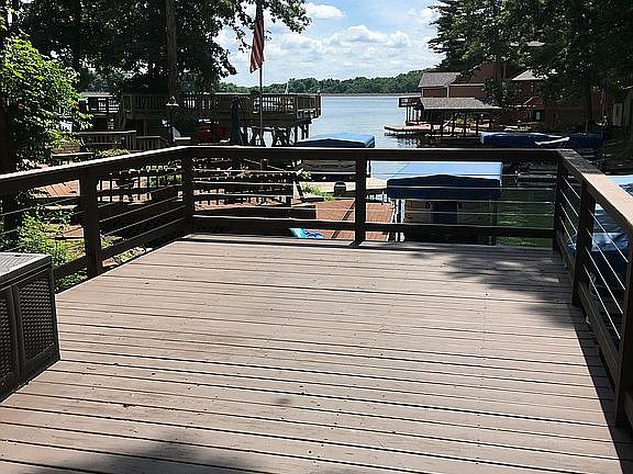 View from top of party deck