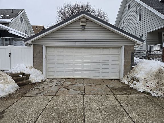 2 car garage with opener