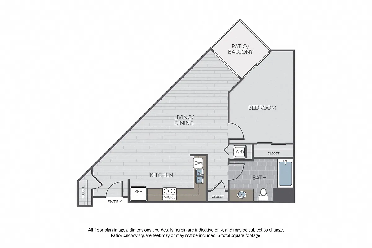 Floor plan Plan 1B