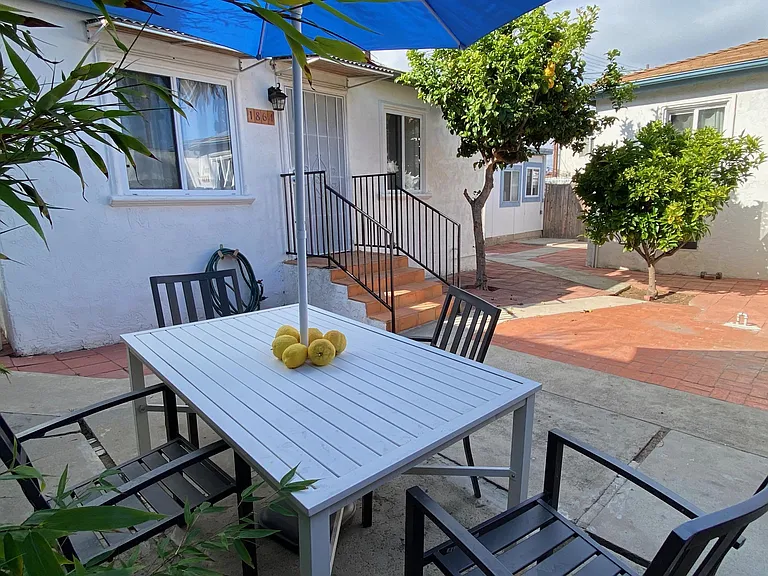 Large Fenced Patio
