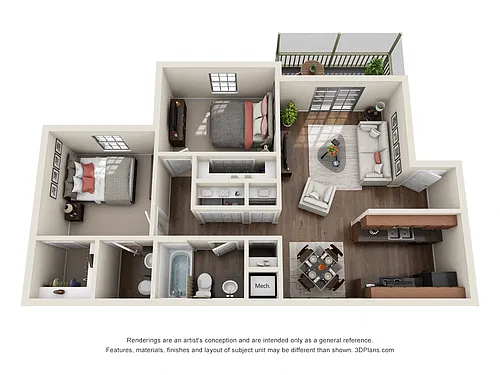 Floor plan The Atlantic