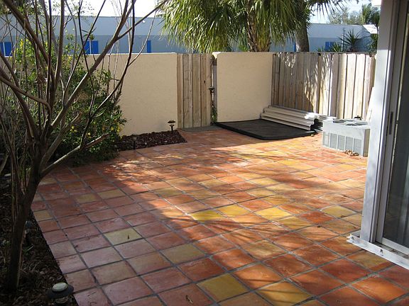 Beautiful Tiled Patio