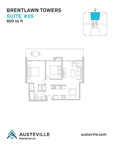 Floor plan Two bedroom