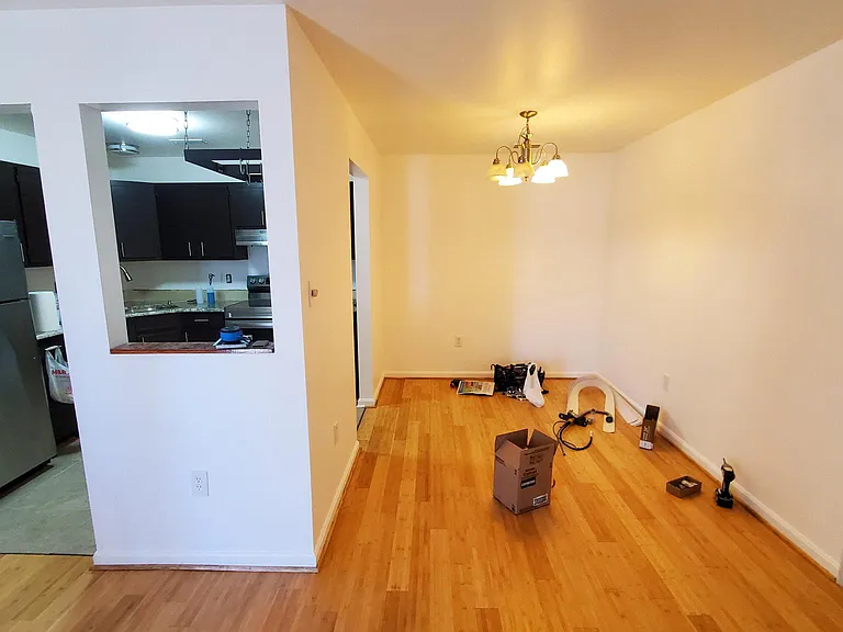 Dining Room and kitchen(sorry about tools)