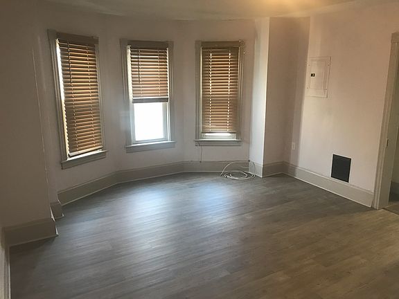Living room showing Bay window area