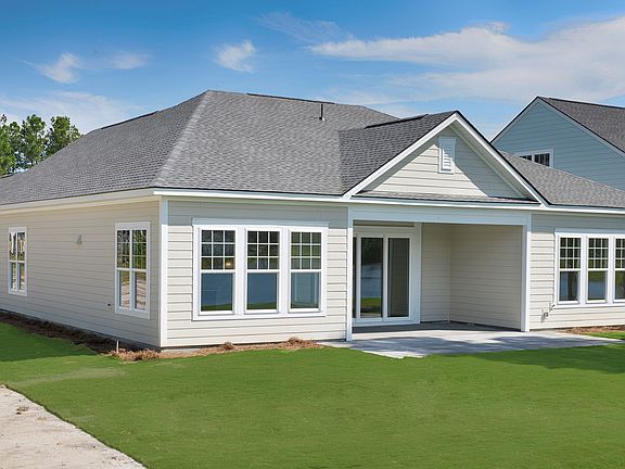 Spacious backyard