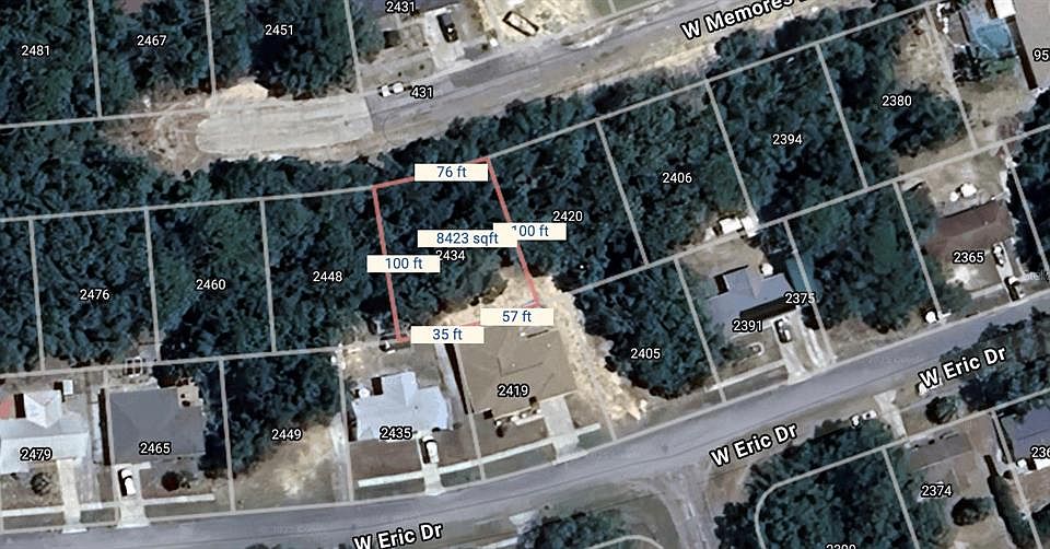 1st image of 2434 W MENORES DRIVE LOT 7