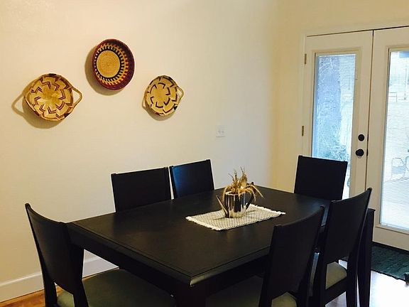 Dining Room with French Door