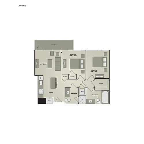 Floor plan B1b