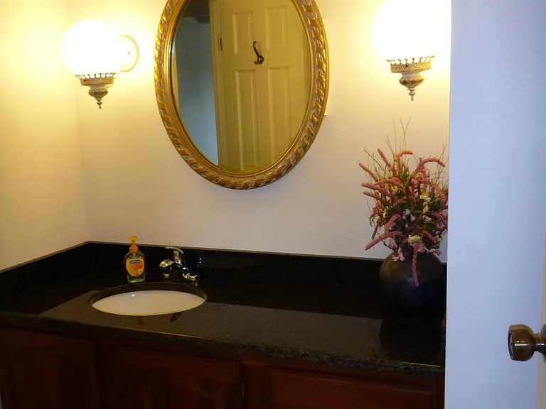 Vanity sink number two connected to the bathroom