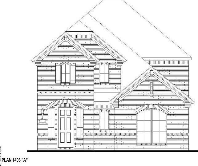 Plan 1403 Elevation A