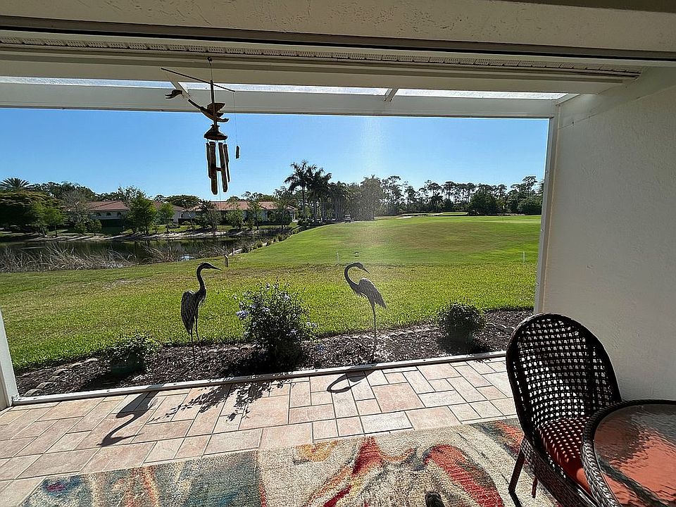 Lanai with. golf course view